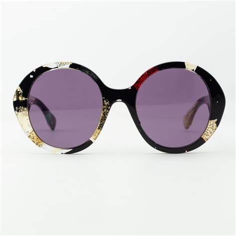 gucci tread sunglasses in violet and black|Gucci GG1628S M (54 .